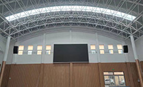 濟南市高鐵西站體育館選用爵士龍線陣音箱系統