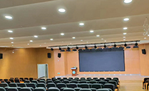 湖南長沙某學校多功能體育館選用JSL爵士龍線陣音響系統